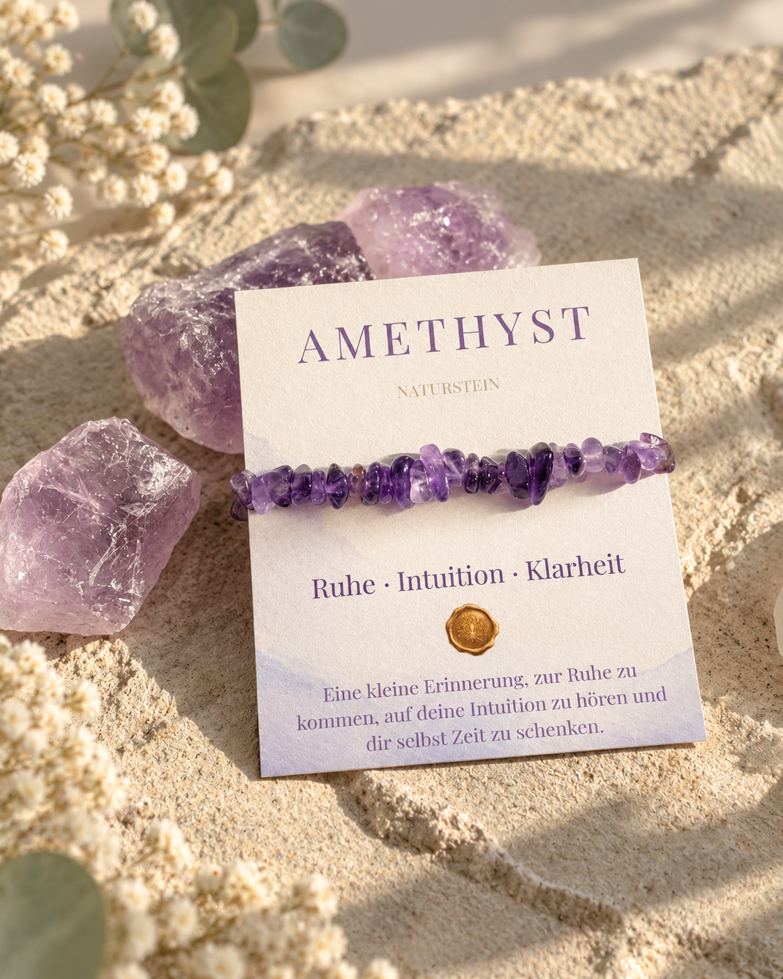 Ruhe - mit echtem Amethyst