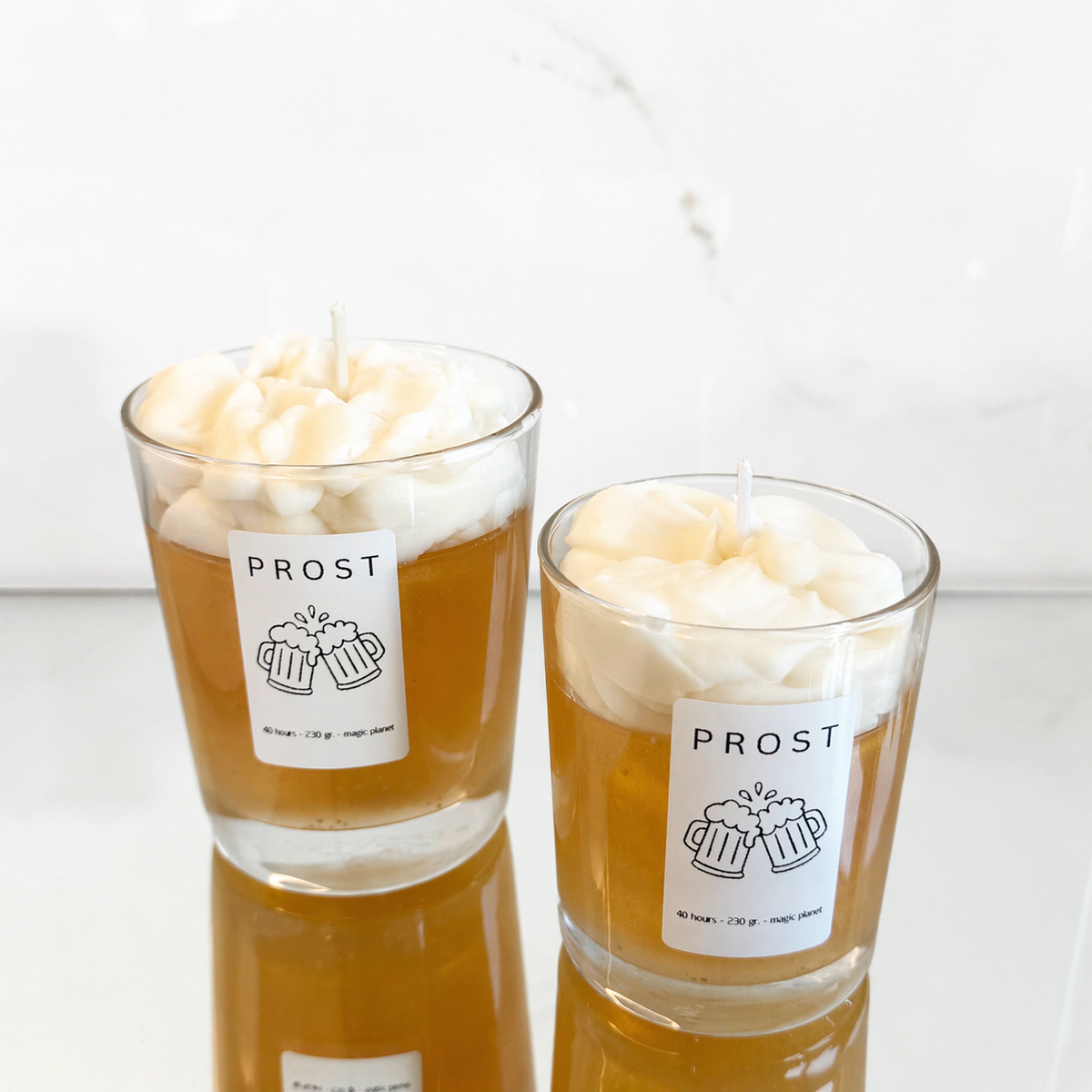 Bierkerze „Prost“ – perfekt als Vatertagsgeschenk