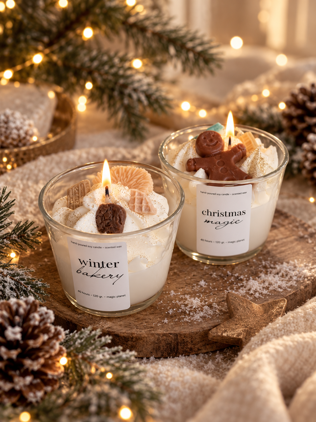 2er Set mini - Christmas magic und winter bakery