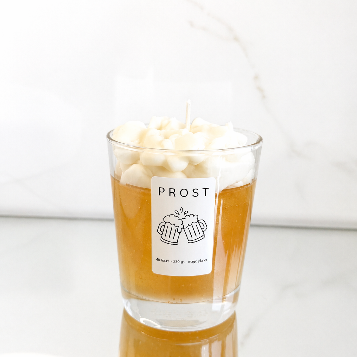 Bierkerze „Prost“ – perfekt als Vatertagsgeschenk