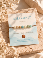 Leichtigkeit - mit echten Amazonitperlen