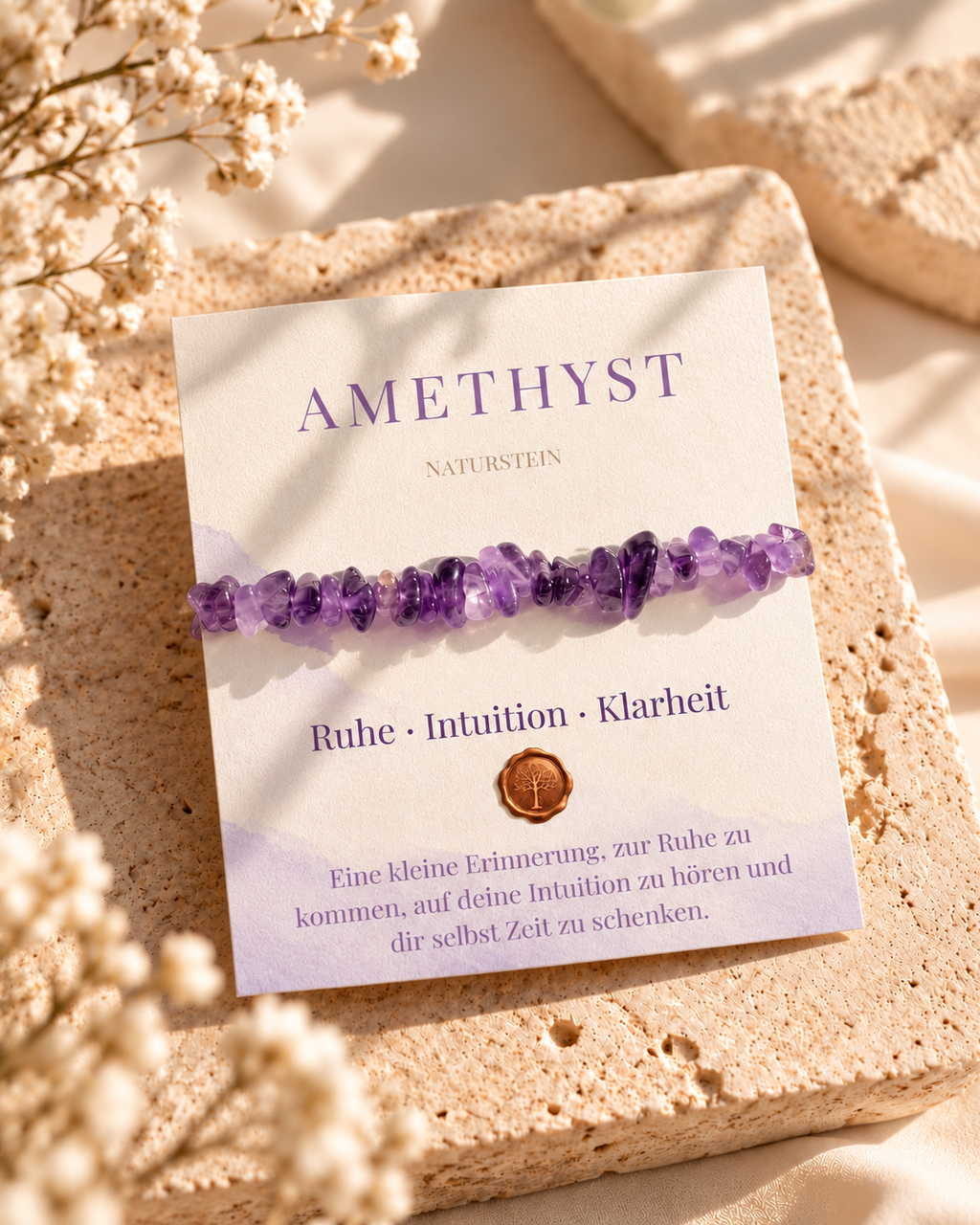 Ruhe - mit echtem Amethyst