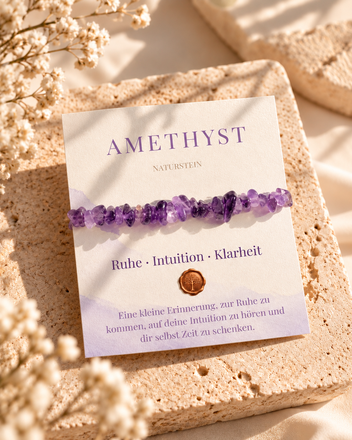 Ruhe - mit echtem Amethyst