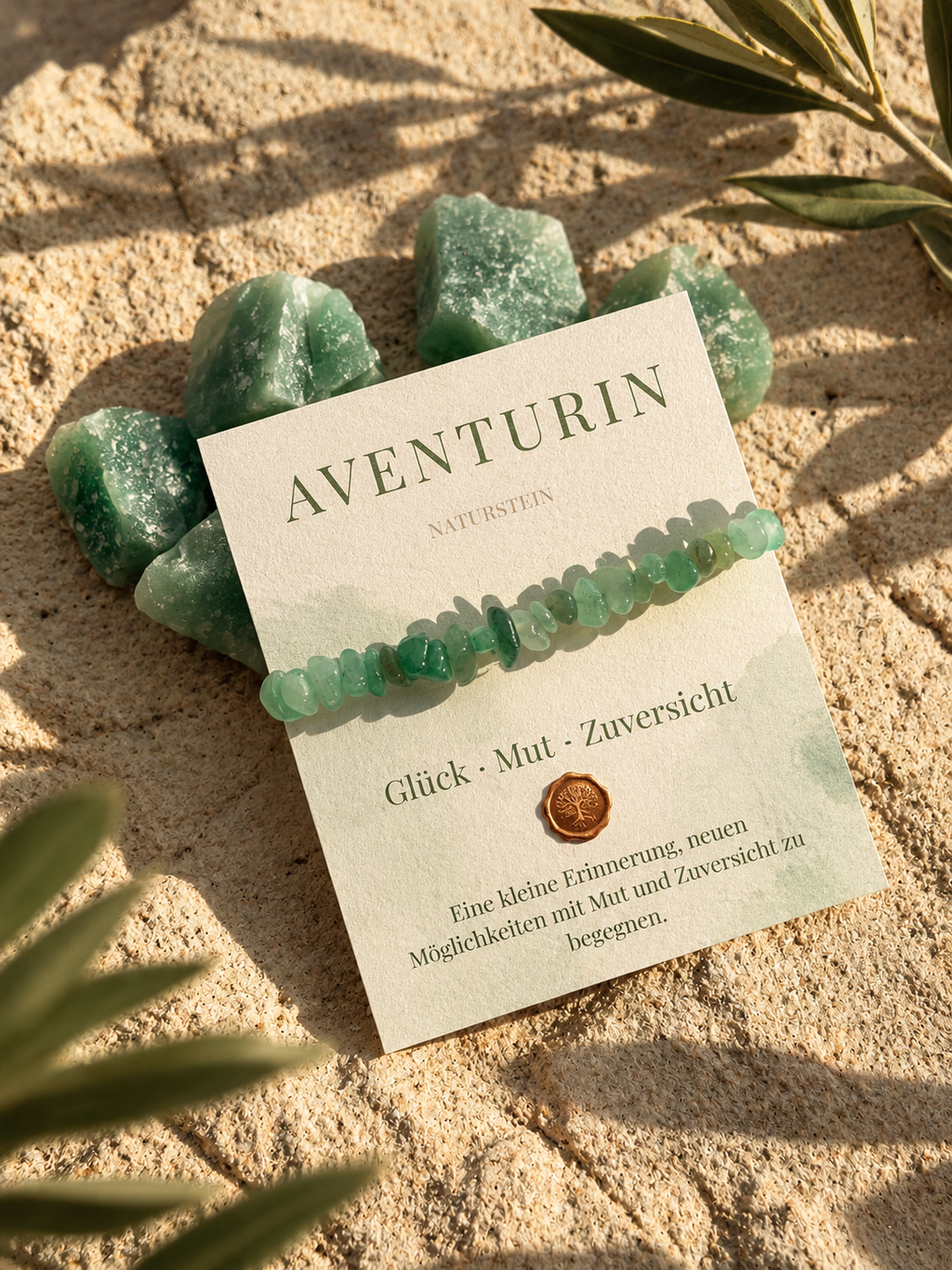 Glück - mit echtem Aventurin