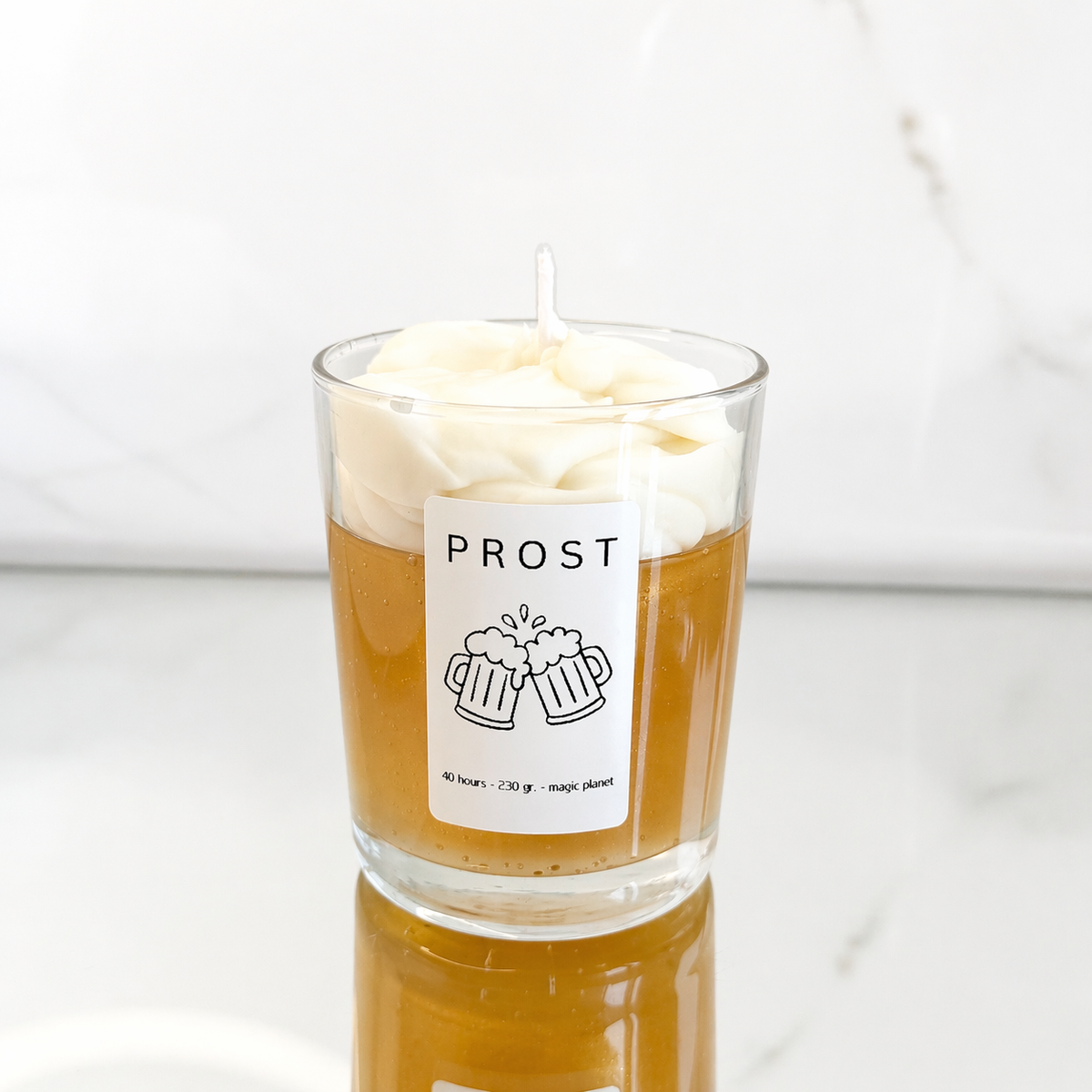 Bierkerze „Prost“ – perfekt als Vatertagsgeschenk