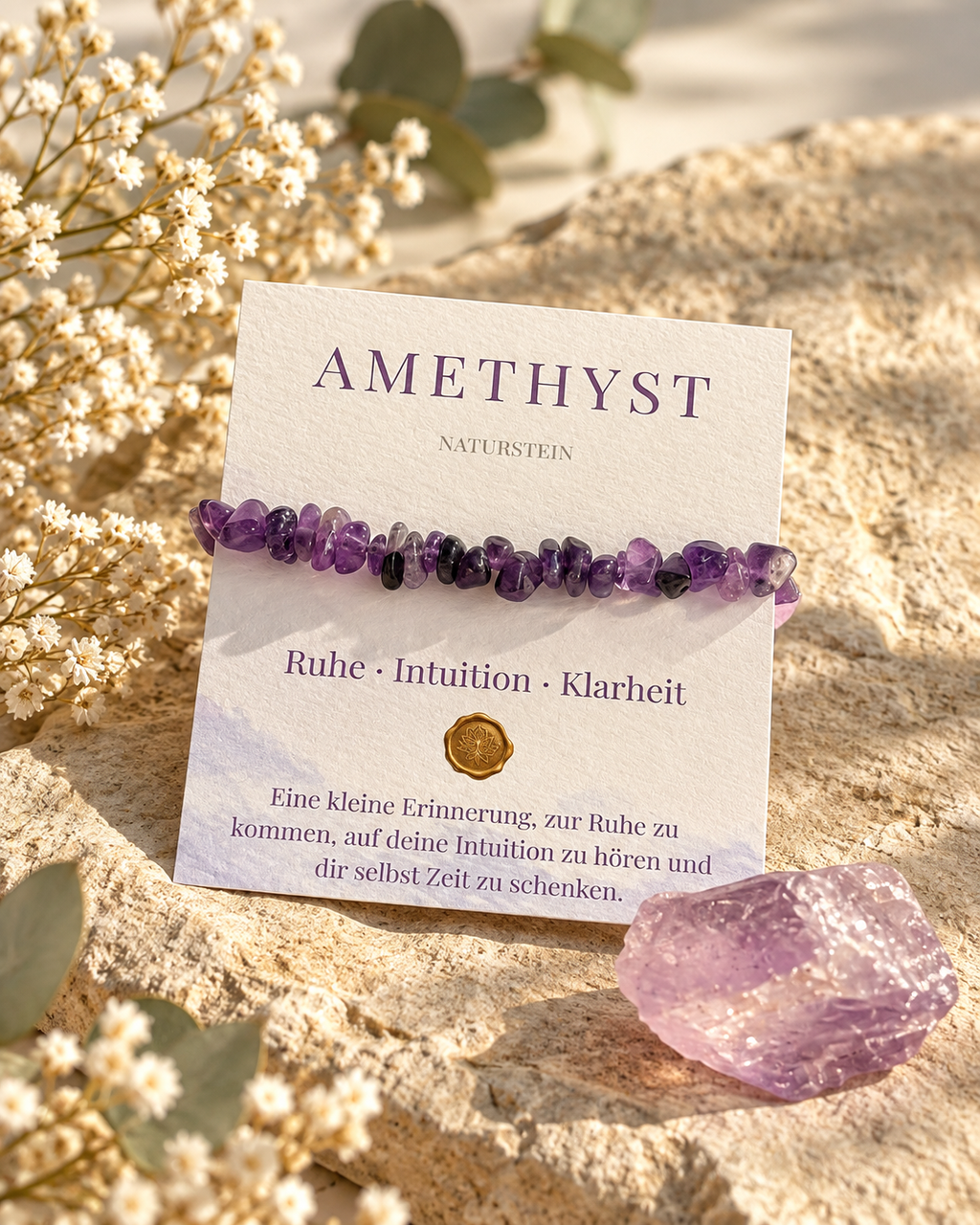 Ruhe - mit echtem Amethyst