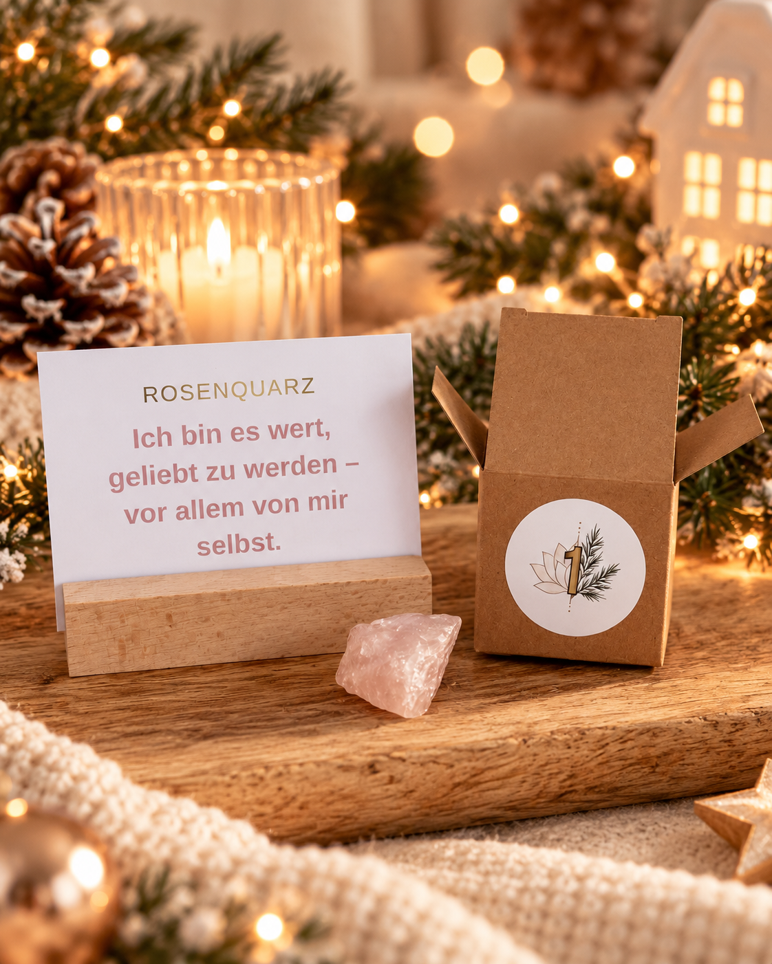 Kristall Adventskalender - Rohsteine aus aller Welt