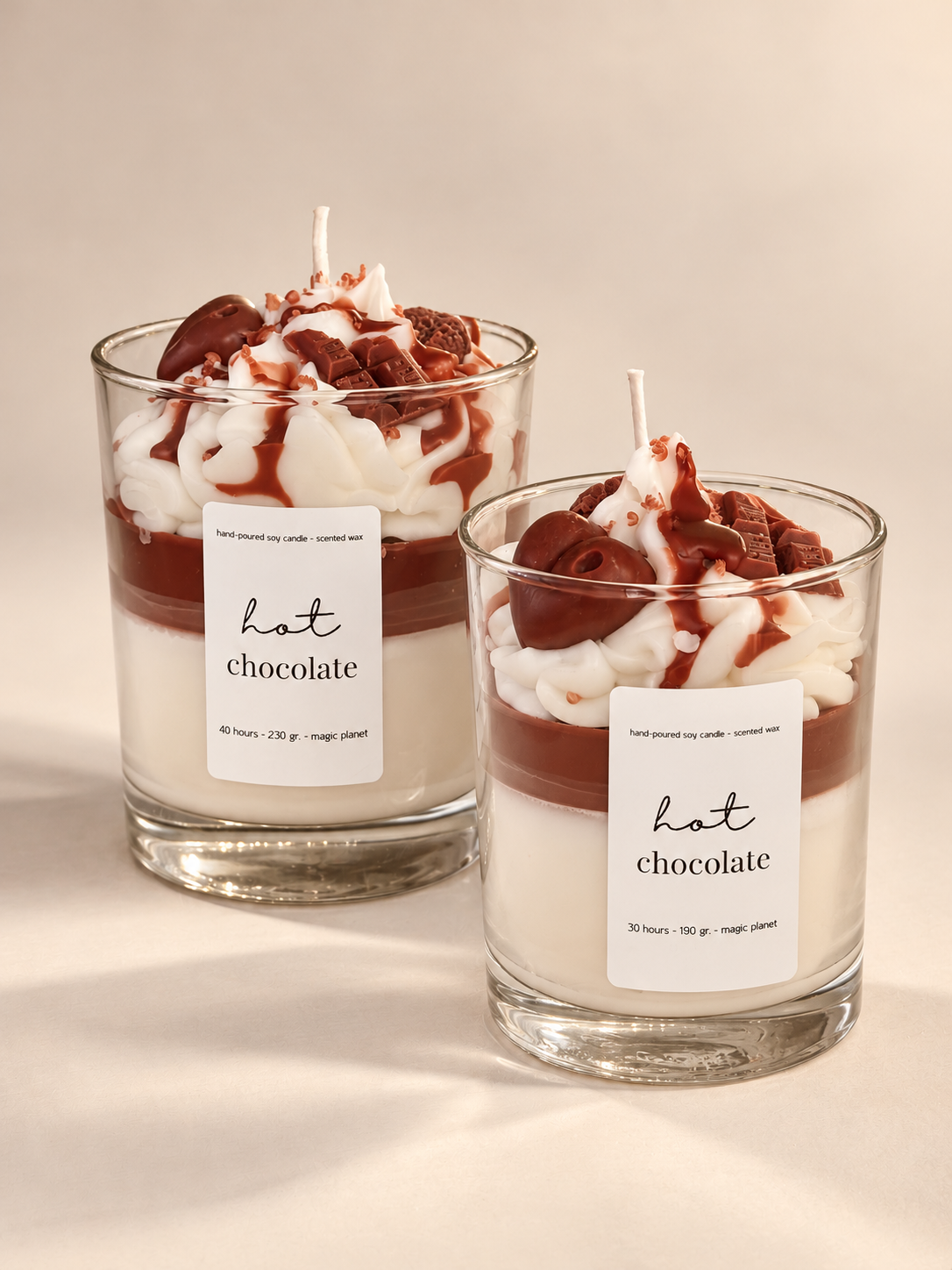 Hot chocolate - mit Schokoladenstücken