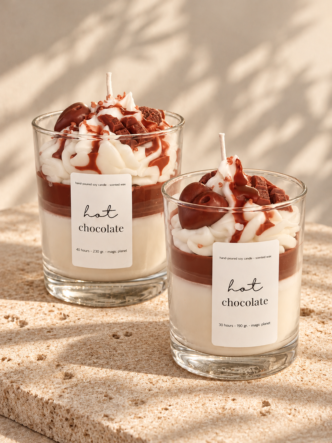 Hot chocolate - mit Schokoladenstücken